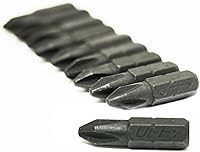Vista 34 de UFFY - Insertar 1" pulgadas Phillips PH # 1 Power Impact Bit 10 pack 1/4 Hex