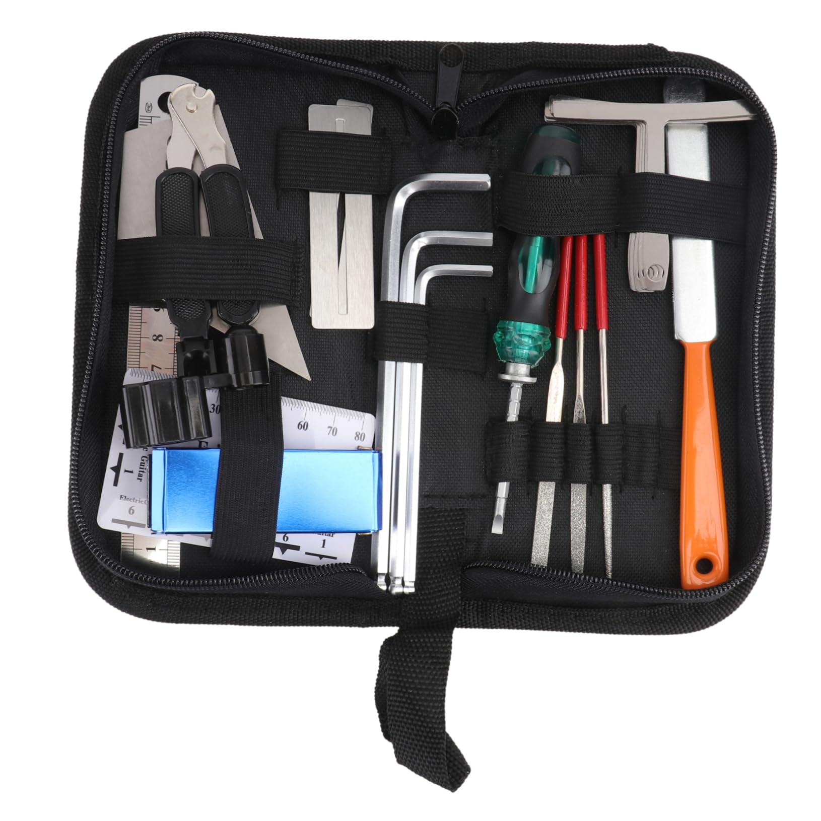 Kit de Limpieza de Guitarra Profesional Negro, 1 Set