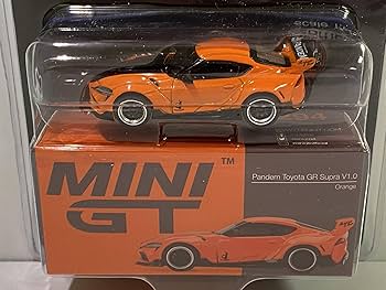 Amazon | MINI GT 1/64 Pandem GR スープラ V1.0 オレンジ (左
