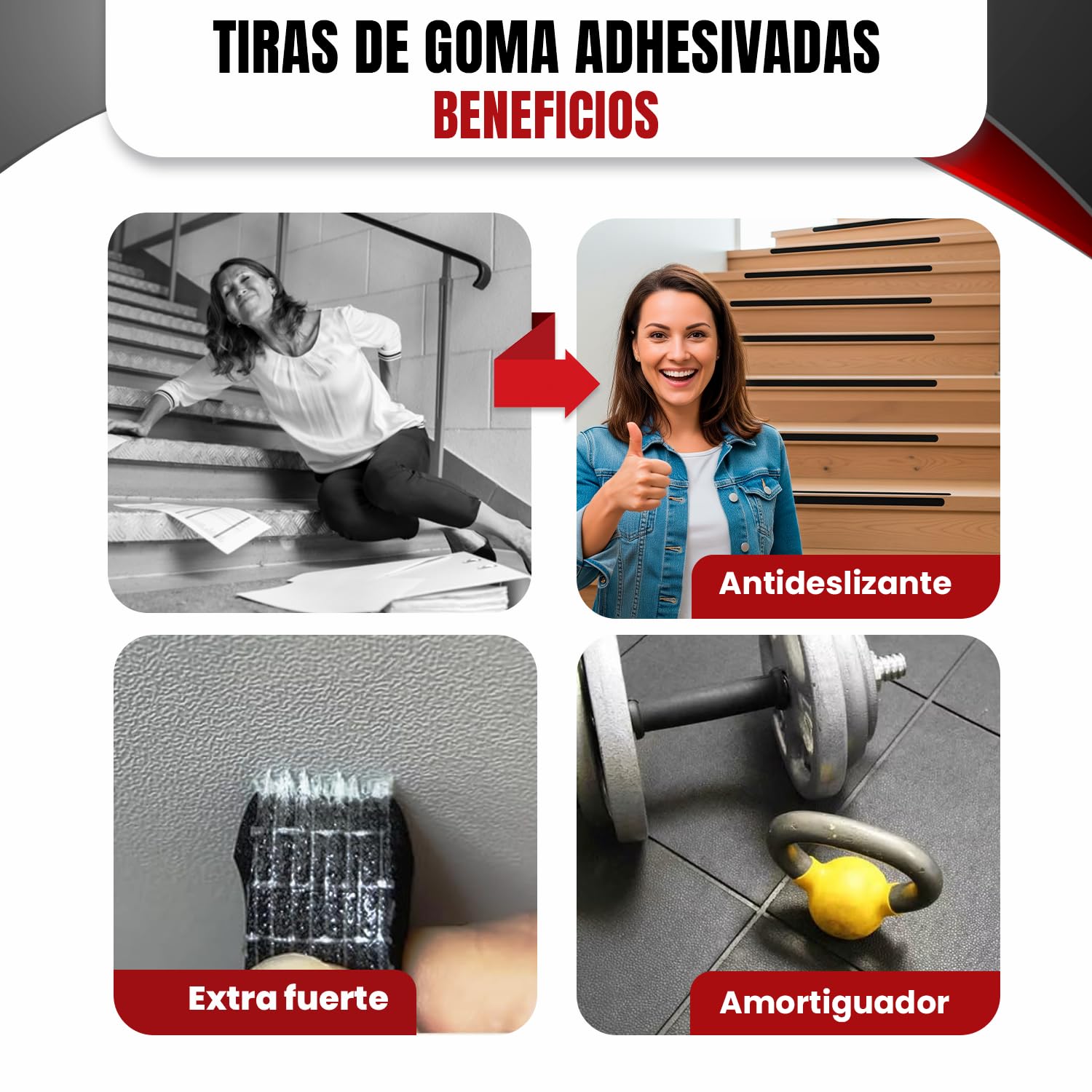 Gommapiuma adesiva (Larg. 10cm, Lungh. 5m, Sp. 5mm) in SBR nero, isolante termico adesivo resistente per garage e officina, rotolo antiscivolo industriale, protezione superfici e riduzione vibrazioni.