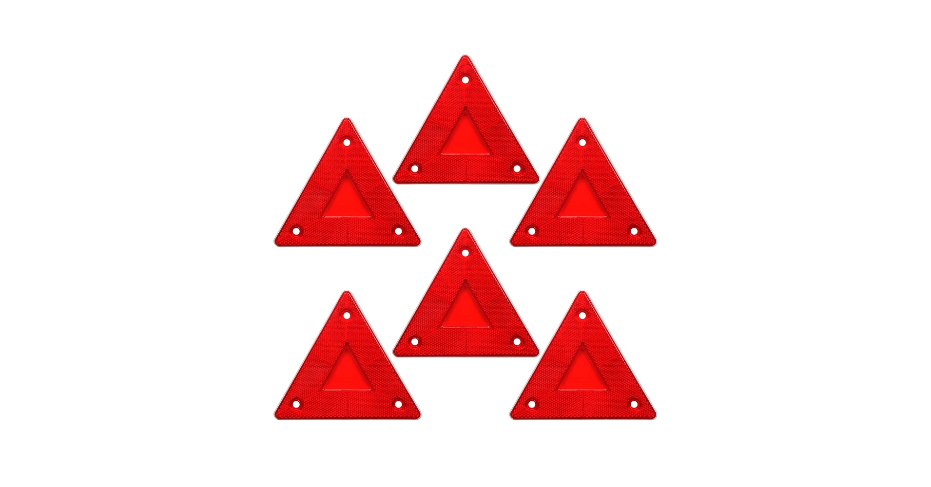 スペシャル！30〜50s Stimsonite ロードサイン Amazon.com: Enjoyist 6-Pack Red Safety Reflector Warning