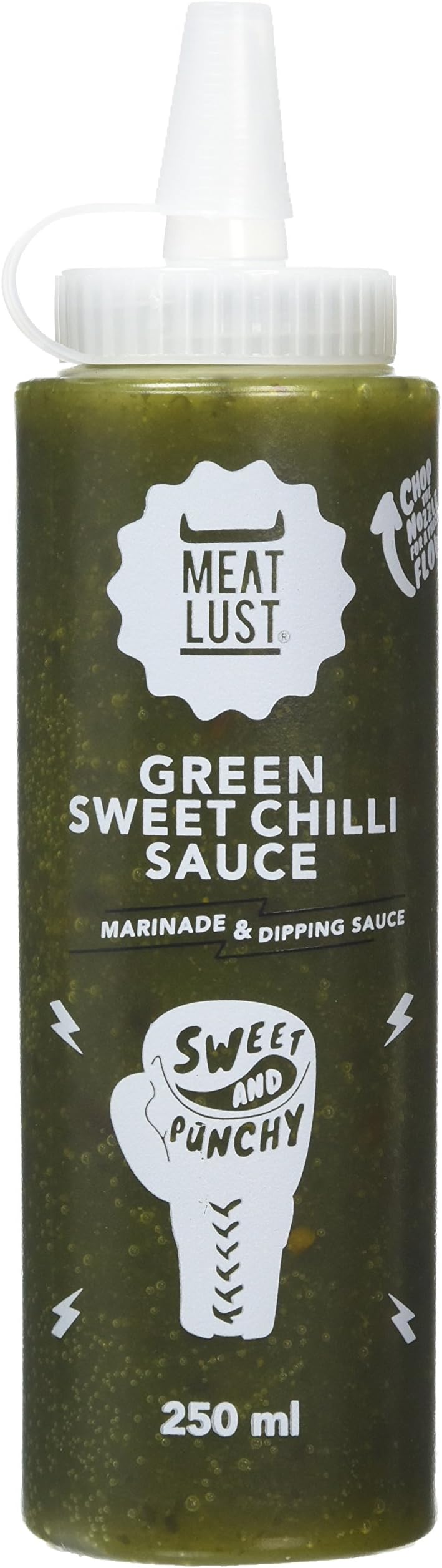 Meat Lust Green Sweet Chilli Sauce 200 ml (Pack of 6)