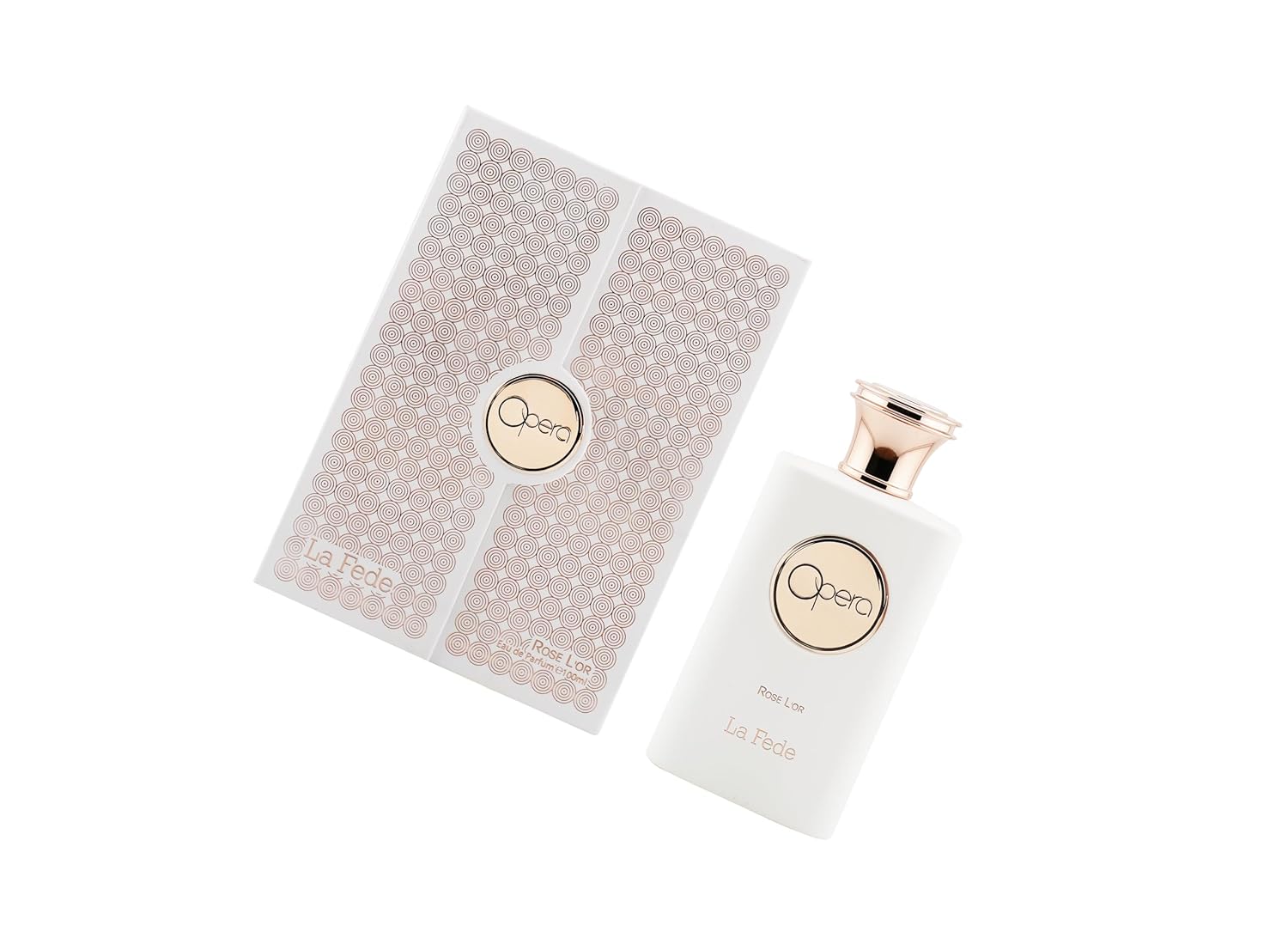 Khadlaj La Fede Opera Rose L`OR Eau De Parfum Spray, 3.4 Ounce (Unisex)