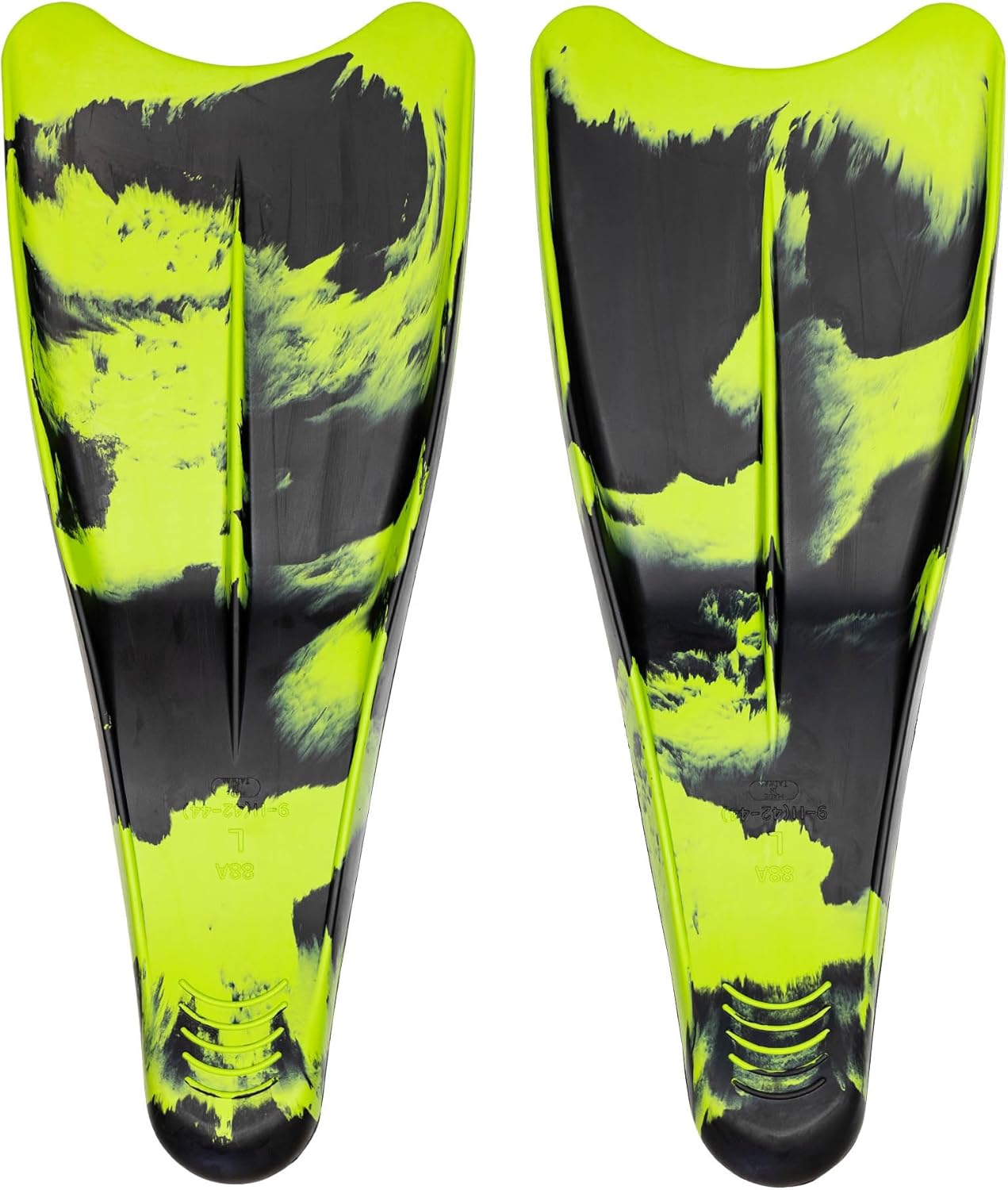 JBL Spearguns Frog Feet Fins for Snorkeling, Diving, Spearfishing, Swimming, Freediving, Comfortable Full Foot Pocket