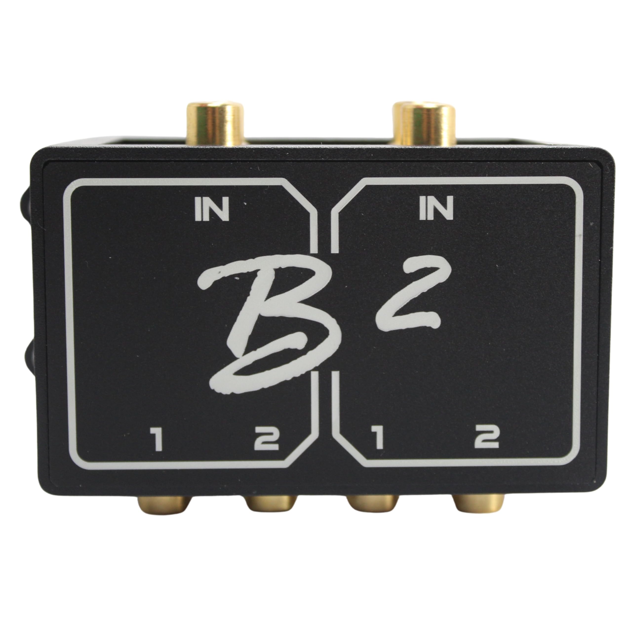 B2 Audio 2 a 4 pares Cockbox RCA Splitter Bloque de distribución