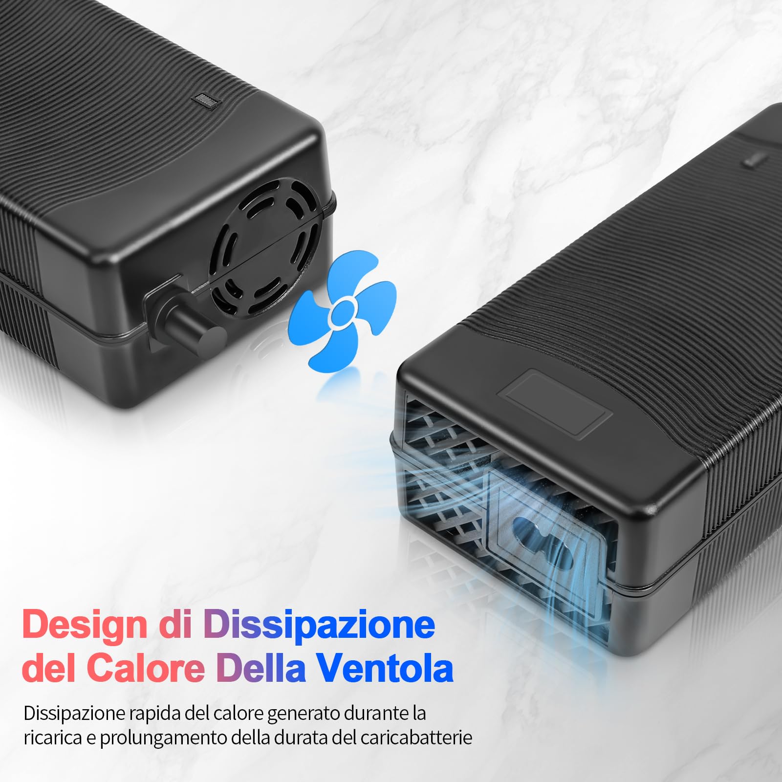 54,6V 2A Caricabatterie per KUGOO G2 PRO, Kugoo G1, Soflow SO4 Pro, VMAX VX2 PRO/ST Monopattino Elettrico Cyrusher XF690 Maxs, Bird Bici Elettrica Alimentatore 48 V CA Universale
