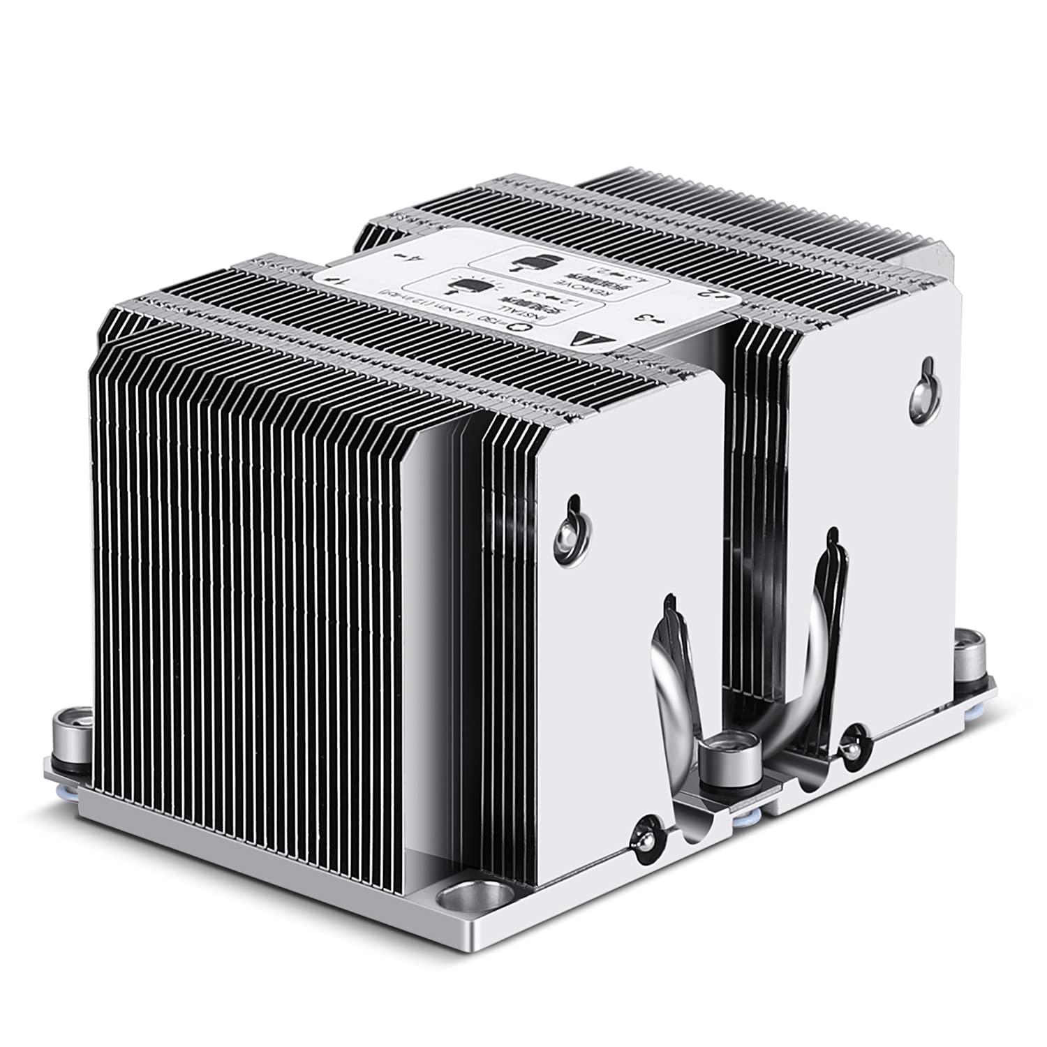 UNEEC LGA3647 CPU Cooler Heatsink for Intel Xeon Processors LGA 3647 Socket, Support 2U Server Rack 