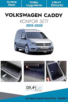 Graficar Design Volkswagen Caddy Konfor Seti -Saklama Alanlar  Kuma  Kaplama-Ses Giderici I zolasyon Ama l  Set 2015-2020