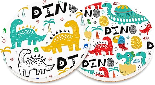 Miniatura 12 de Posavasos de Automóvil Amanecer en Playa Tropical para Portavasos, Atardecer sobre Playa con Palmera Posavasos de Cerámica para Portavasos de Puesta