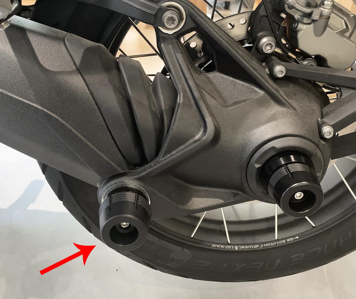 Motorrad Schutzpads für R1300GS 2024 2025 Zubehör R1300 GS GS1300 R1200GS LC R1250GS R 1200 1250 GS GS1200 R1250 GSA 1250GS Adventure HP Kardano-Schutz Anti-Kollisionsschloss (Schwarz)