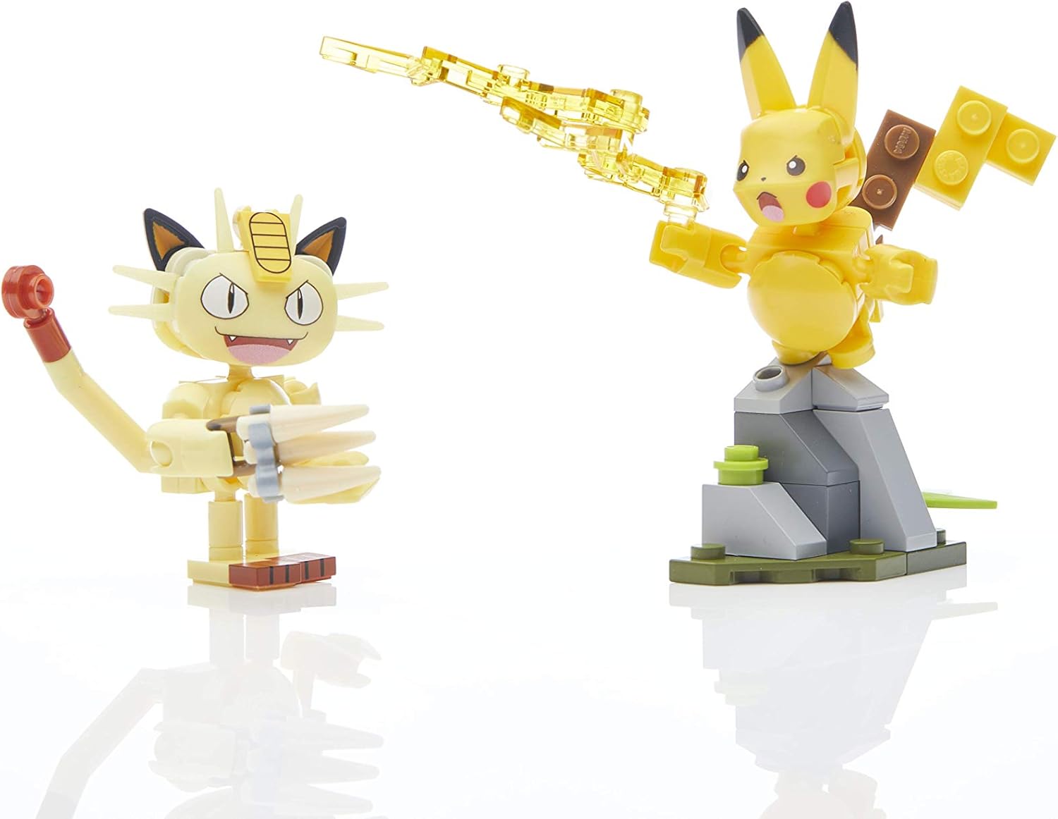 Mega Construx Pokemon Pikachu and Meowth Showdown