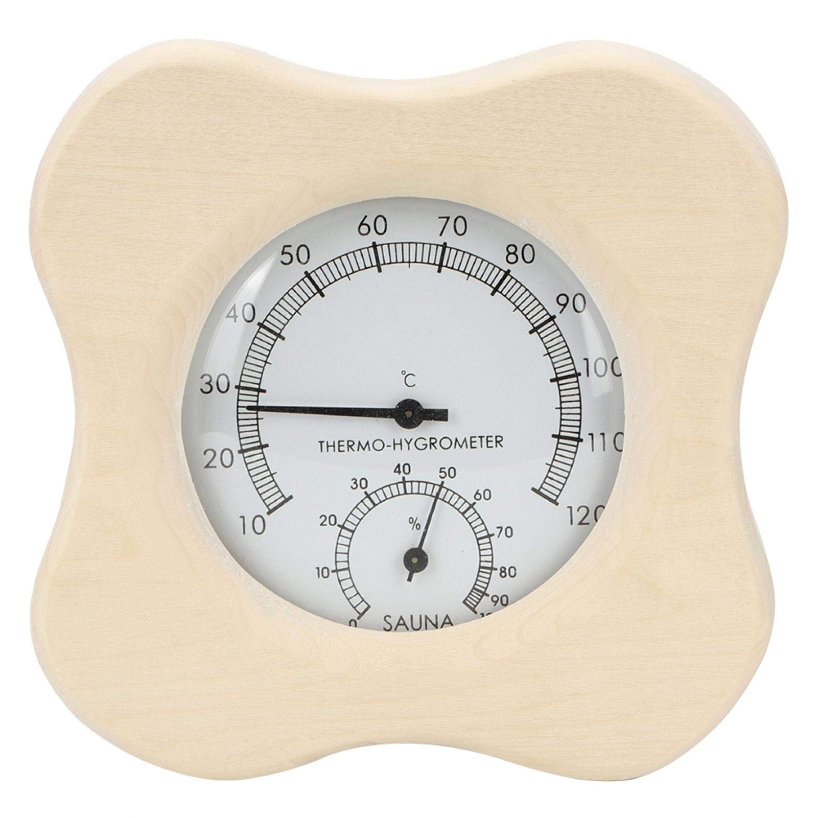 Sauna Room Thermometer, Sauna Room Hygrometer Clear and Accurate Beautiful and Lovely Practical for Sauna Room Accessories-image-31