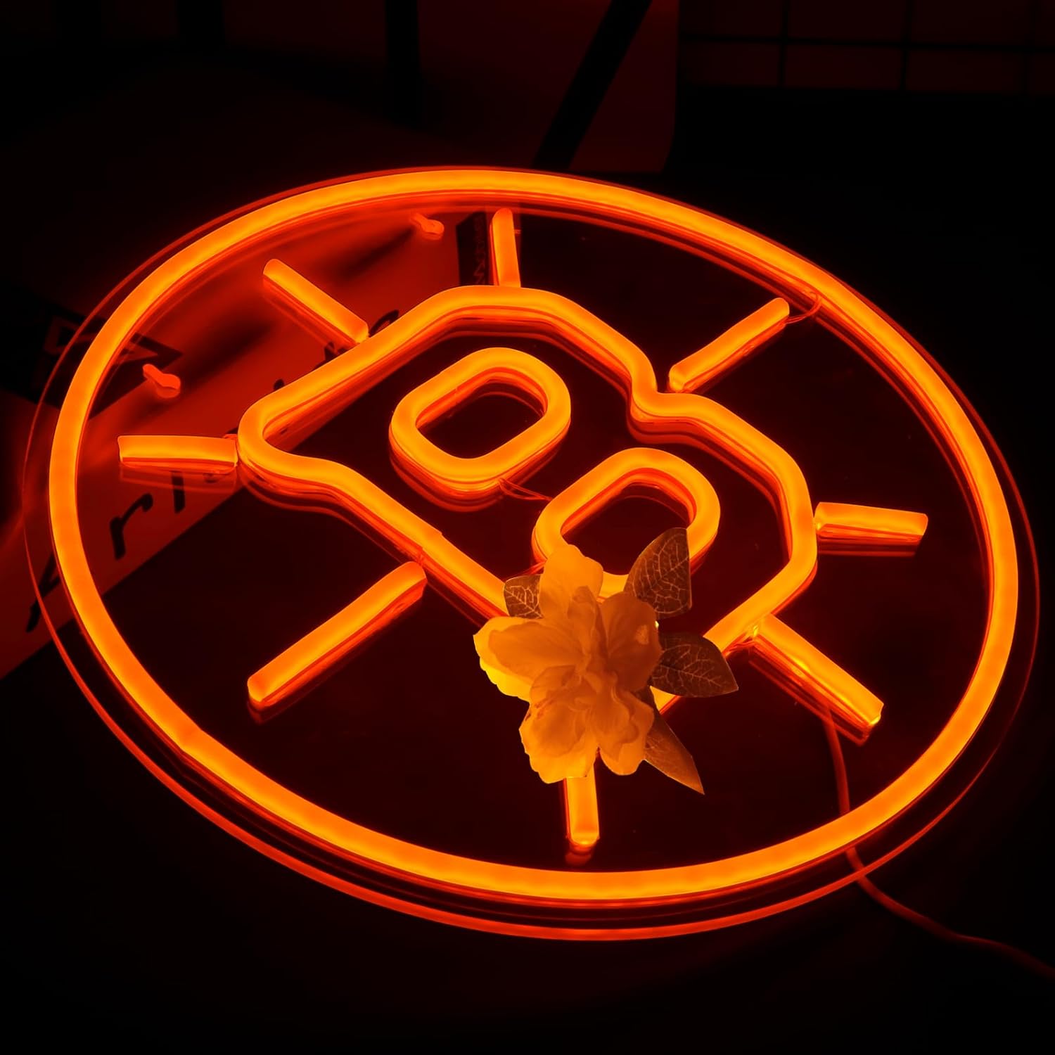 Balanar Hockey Sport Club Neon Sign for Wall Decor, Hockey LED Neon Light For Man Cave Or Garage Decoration, Hockey Team Logo Light For Bar, Dorm Room, Party,Game Room Decoration 12.2 * 12.2 inch - Image 2