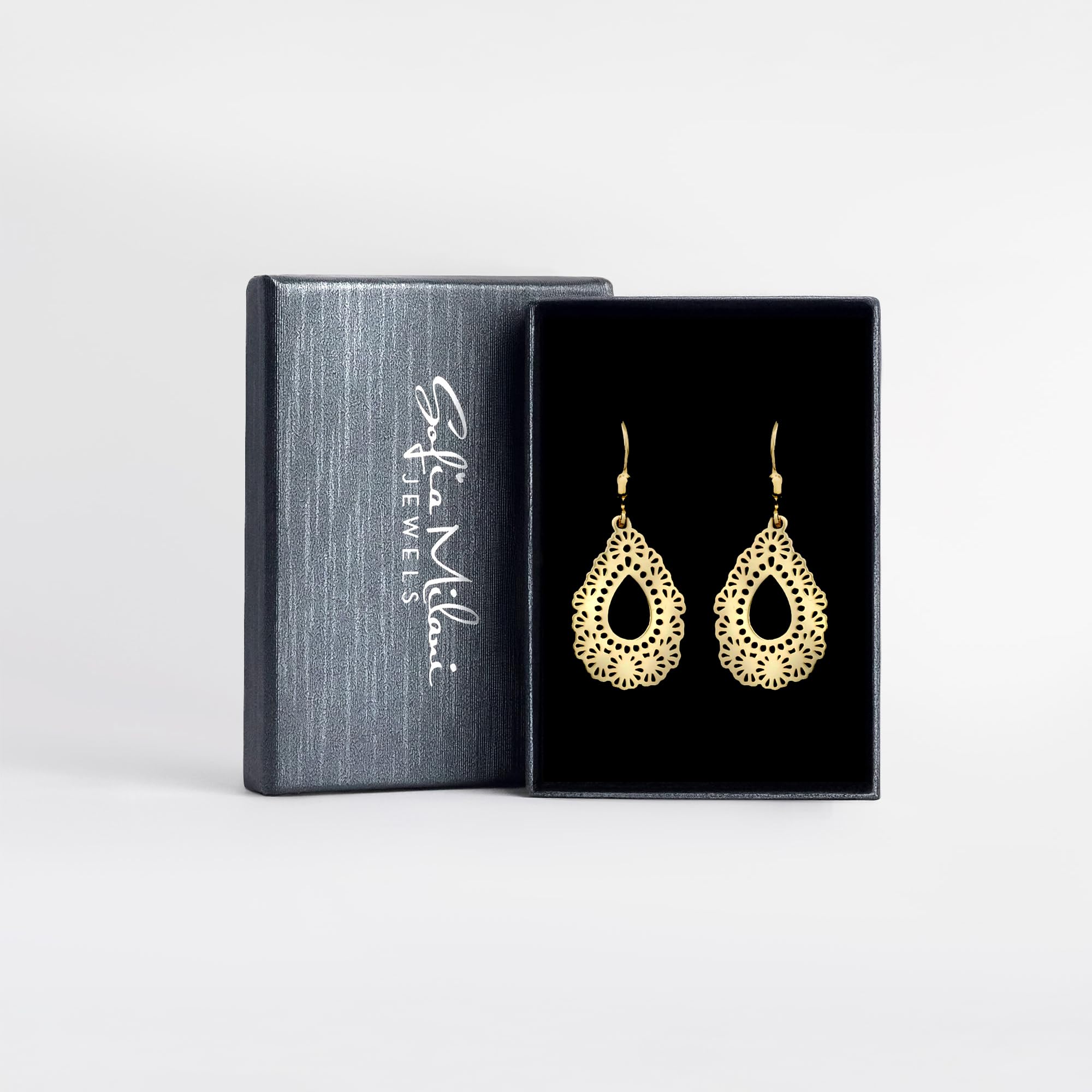 SOFIA MILANI - Damen Ohrringe 925 Silber - Ornamenten Ohrhänger