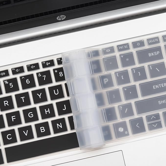 Protector de Teclado para HP Laptop AI 15" y 17" - Silicona Transparente miniatura 6