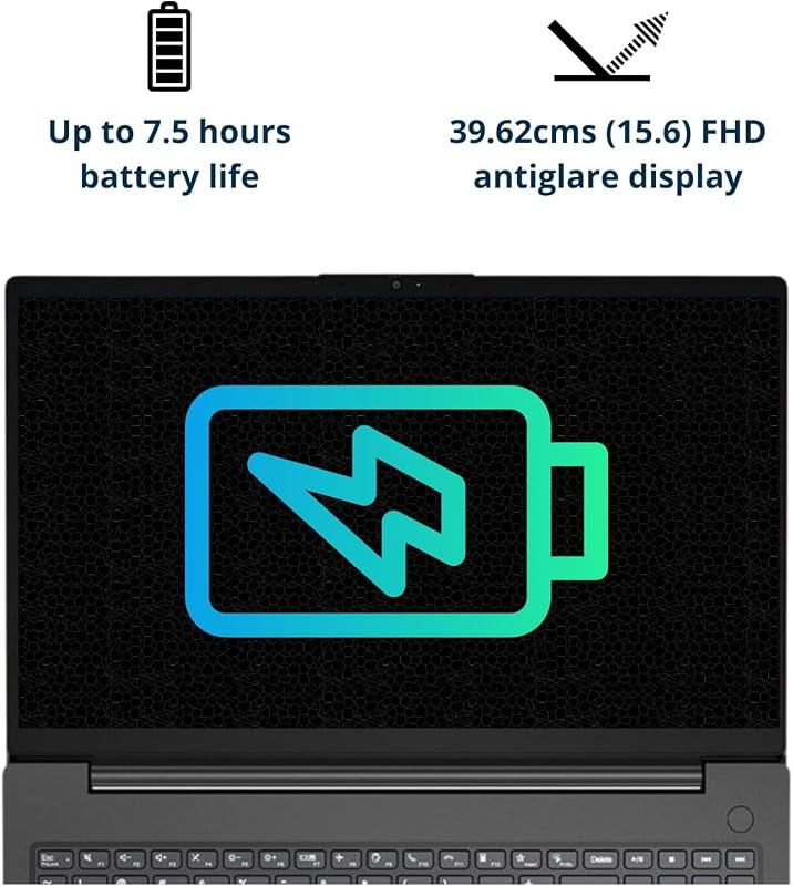 Lenovo V15 Laptop, 15.6" FHD Display, AMD Ryzen 5 5500U Hexa-core Processor (Beat Intel i7-1065G7), 16GB RAM, 512GB SSD, HDMI, RJ45, Numeric Keypad, Wi-Fi, Windows 11 Pro, Black image 3