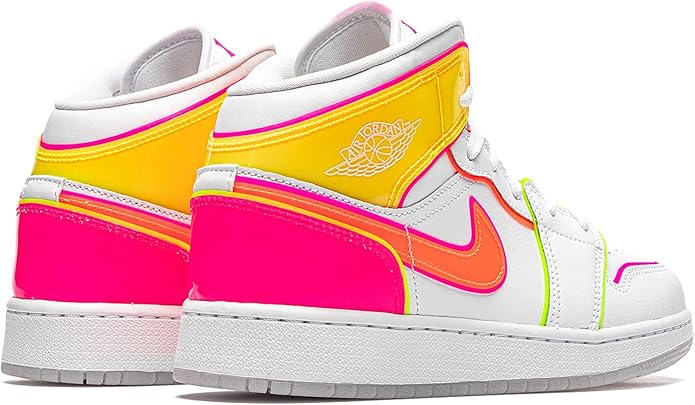 air jordan 1 mid gs neon