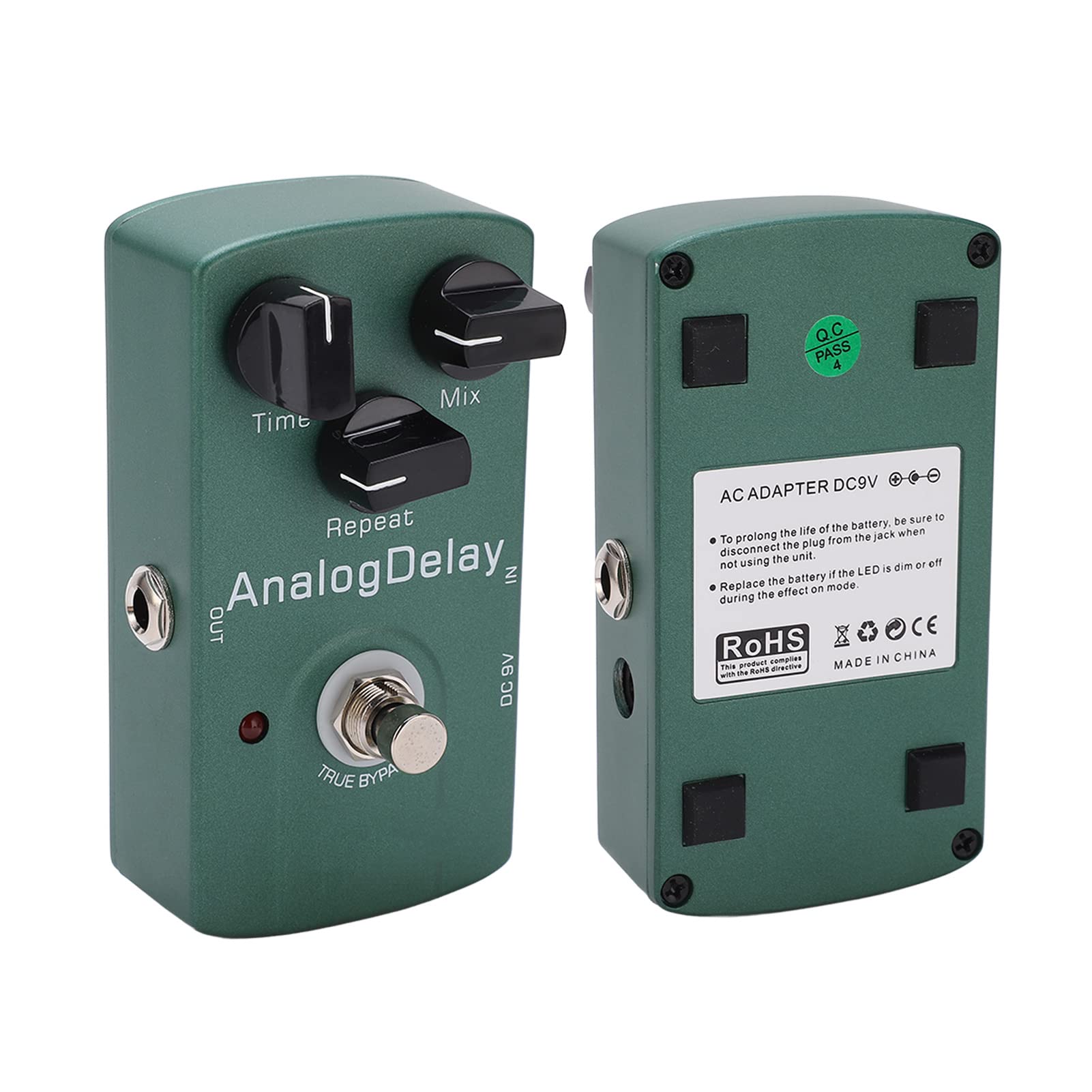 Analog Delay Effect Pedal, Electric Guitar Pedal, Analog Delay