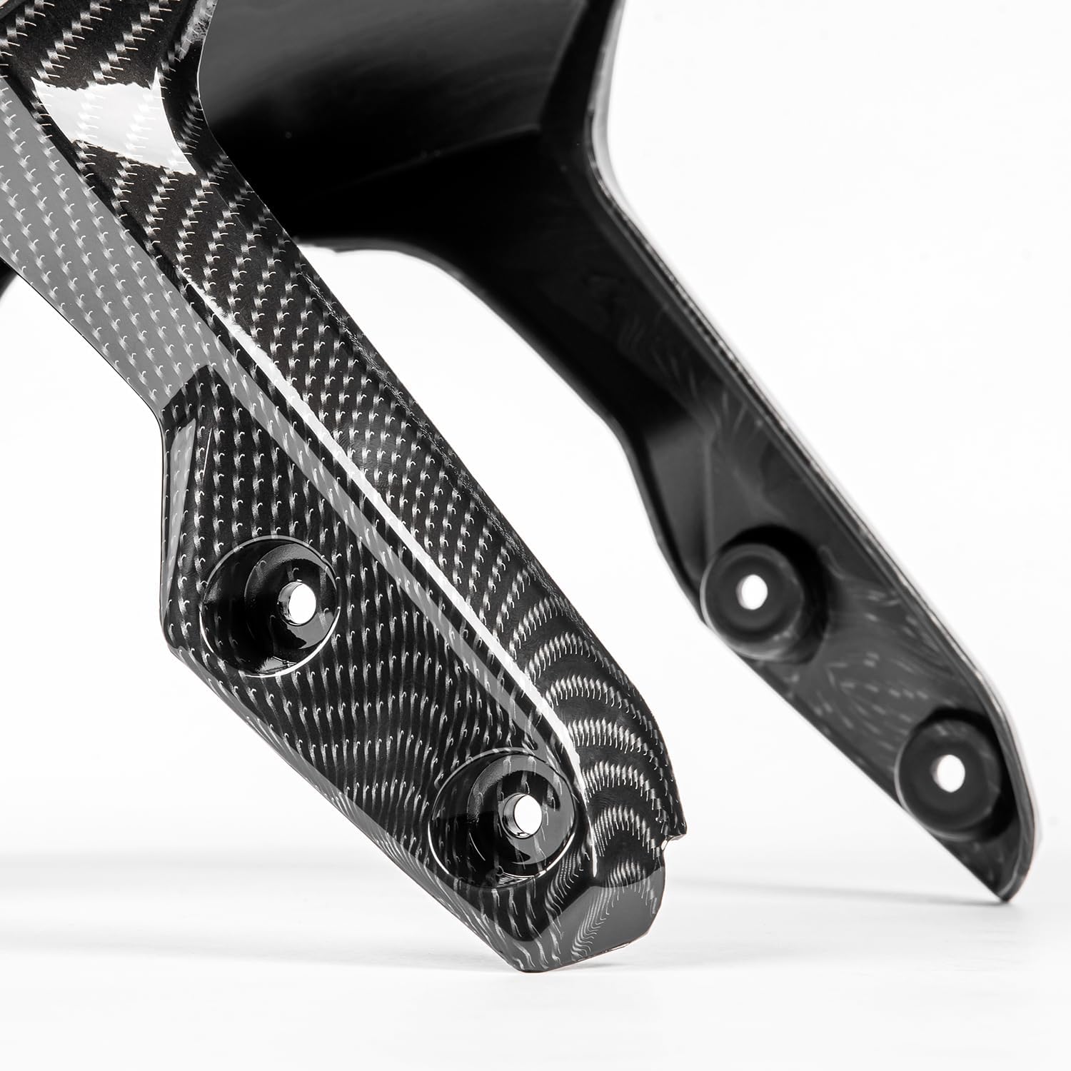 Motorcycle Front Wheel Mudguard Cover for T-rumiph Daytona 660 Daytona660 2024 2025, Sport Morden Adventure Fender Splash Deflector Fairing Flap Protector (Carbon Fiber)