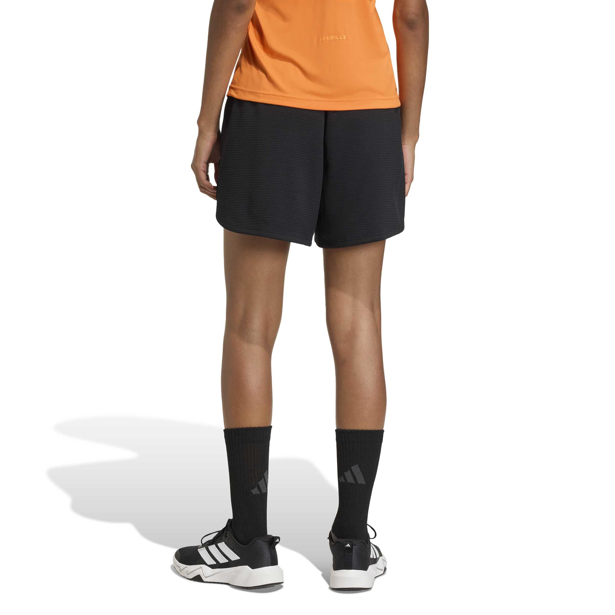 adidas Women's Pacer Workout Waffle Shorts