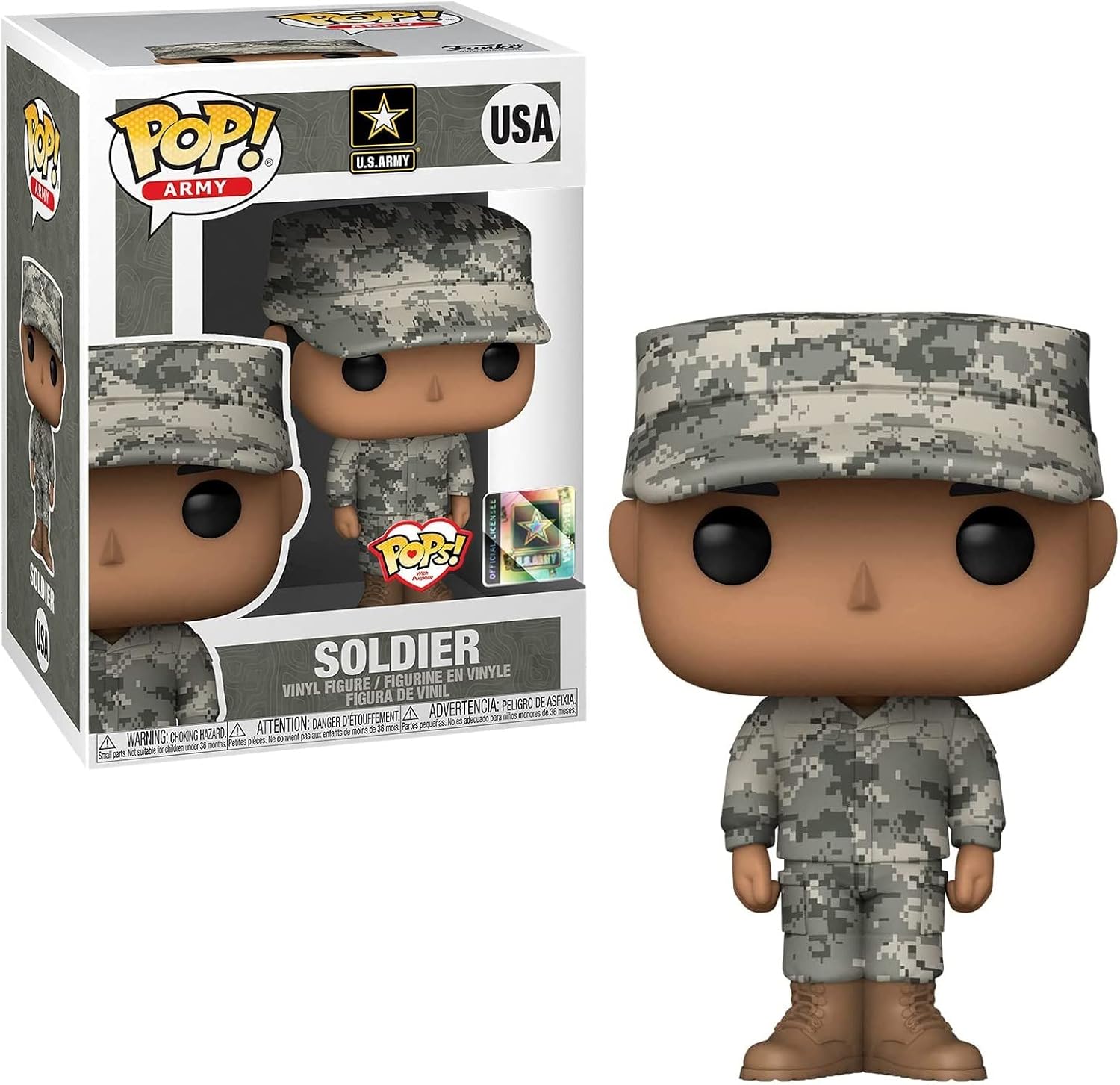 Funko Pop! Pops with Purpose: Military U.S. Army - Male Soldier