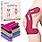 IEADEN Precut Kinesiology Tape for Knees, 10 Pcs - Knee Support & Stability, Knee Pain Relief Athletic Tape - Waterproof & Elastic, Breathable Hypoallergenic Latex-Free Tape, Pink