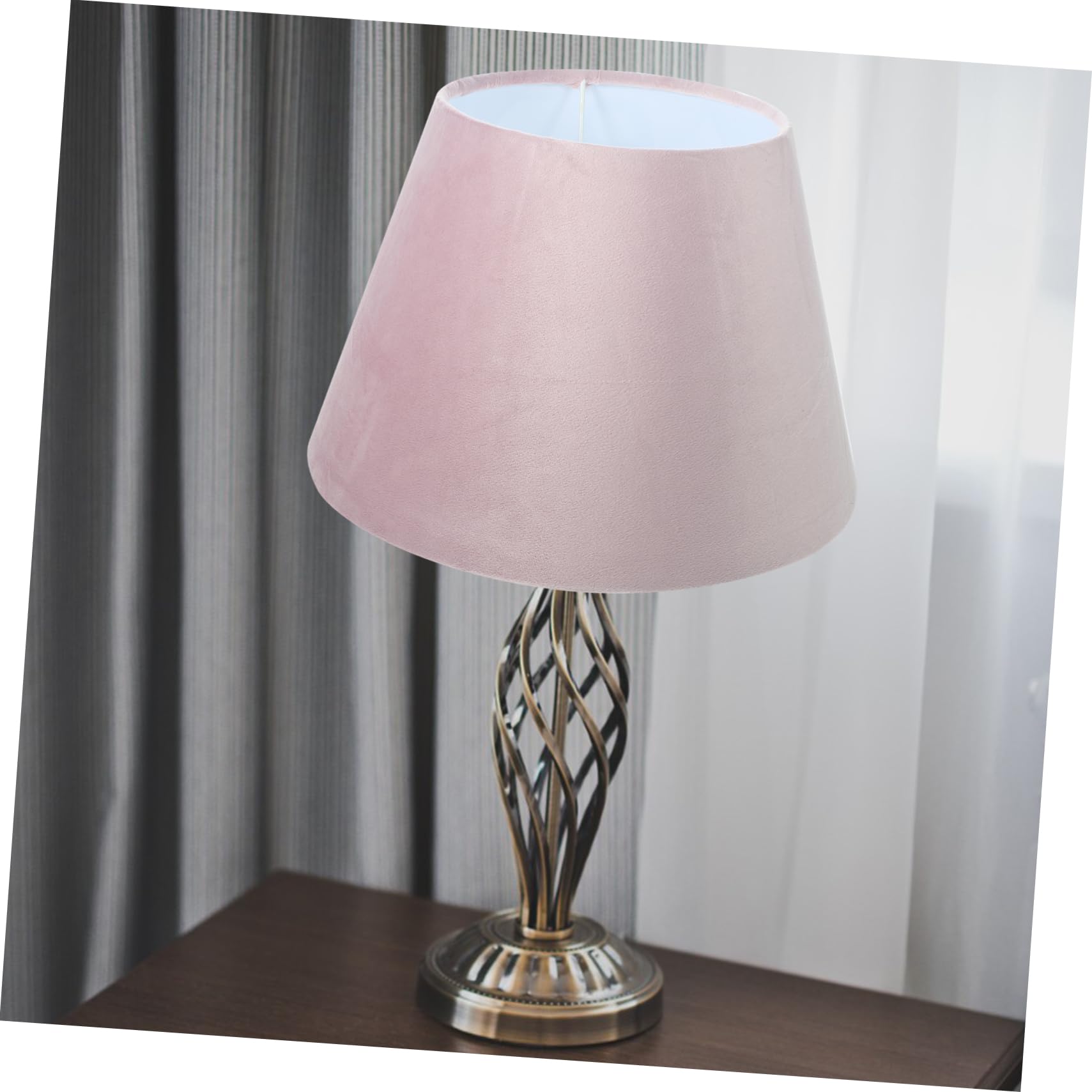 SHINEOFI Pantalla de franela Lino lámpara de escritorio Estudiar muro pantallas lamparas salon tapa de la lámpara pantalla de tela tonos de paño