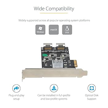 Amazon.co.jp: StarTech.com SATA 8ポート増設 PCI Express