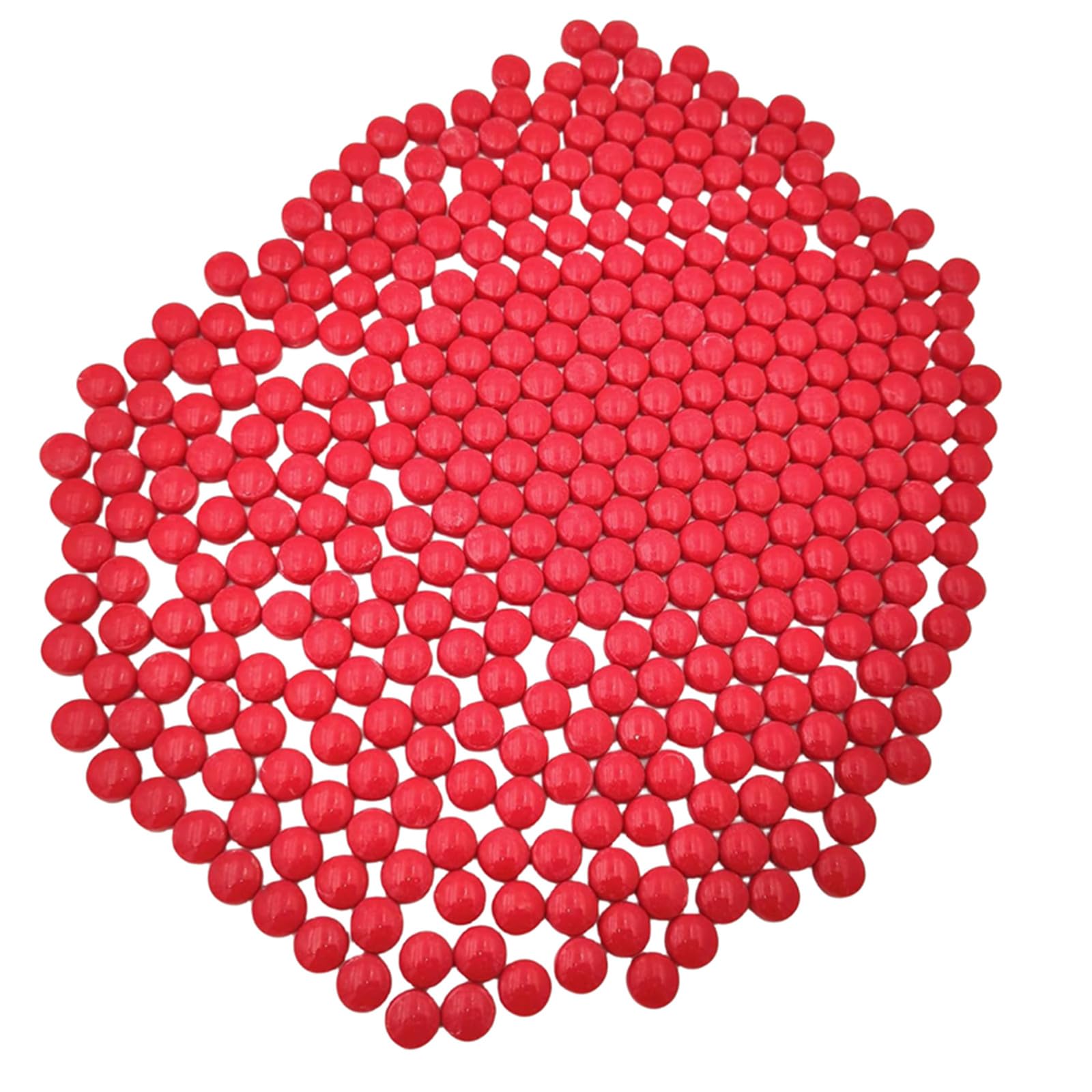 Mosaïque ronde rouge 1,27 cm pour décorer vos vases et tasses d'été