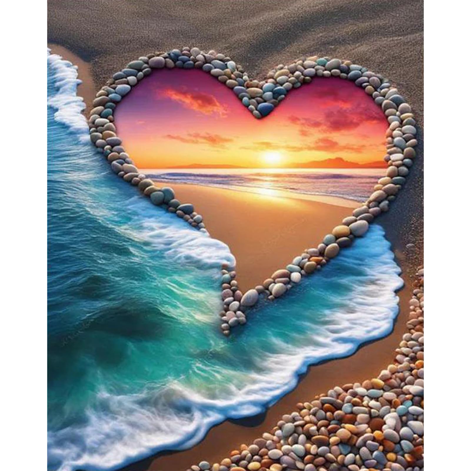 YALKIN Paint by Number for Adult Kits, DIY Oil Acrylic Painting Kits for Adults Beginners on Canvas for Home Wall Decor Gifts 16x20 inch/40X50CM (No Frame)