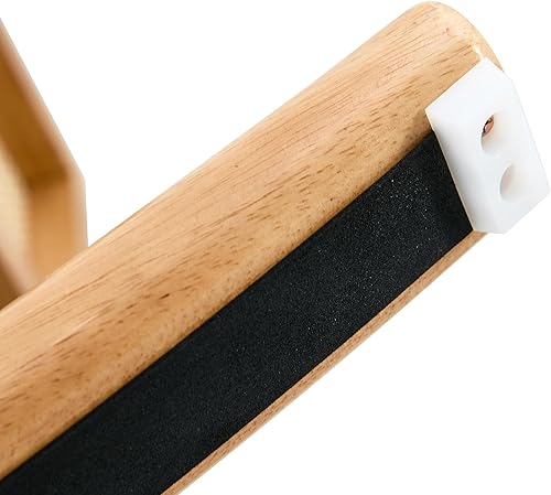 Miniatura 9 de Mecedora de ratán sintético de madera maciza, mecedora de estilo bohemio moderno, cómoda mecedora para ocio, mecedora para exteriores, para