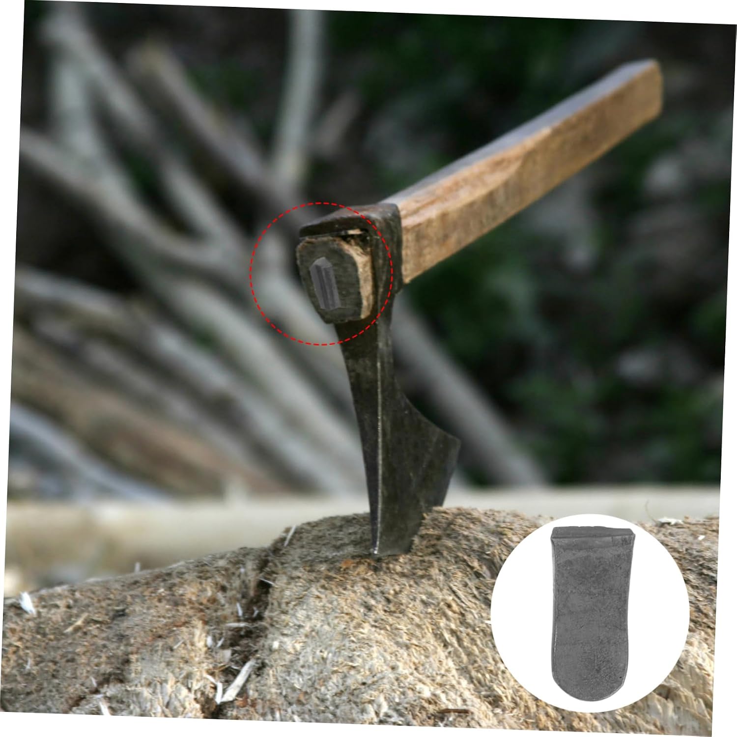 ORFOFE 3pcs Iron Tool Wedge Durable Axe Fixing Accessories for Hatchets and Hammers Easy to Install with Robust Construction for Camping and DIY Projects