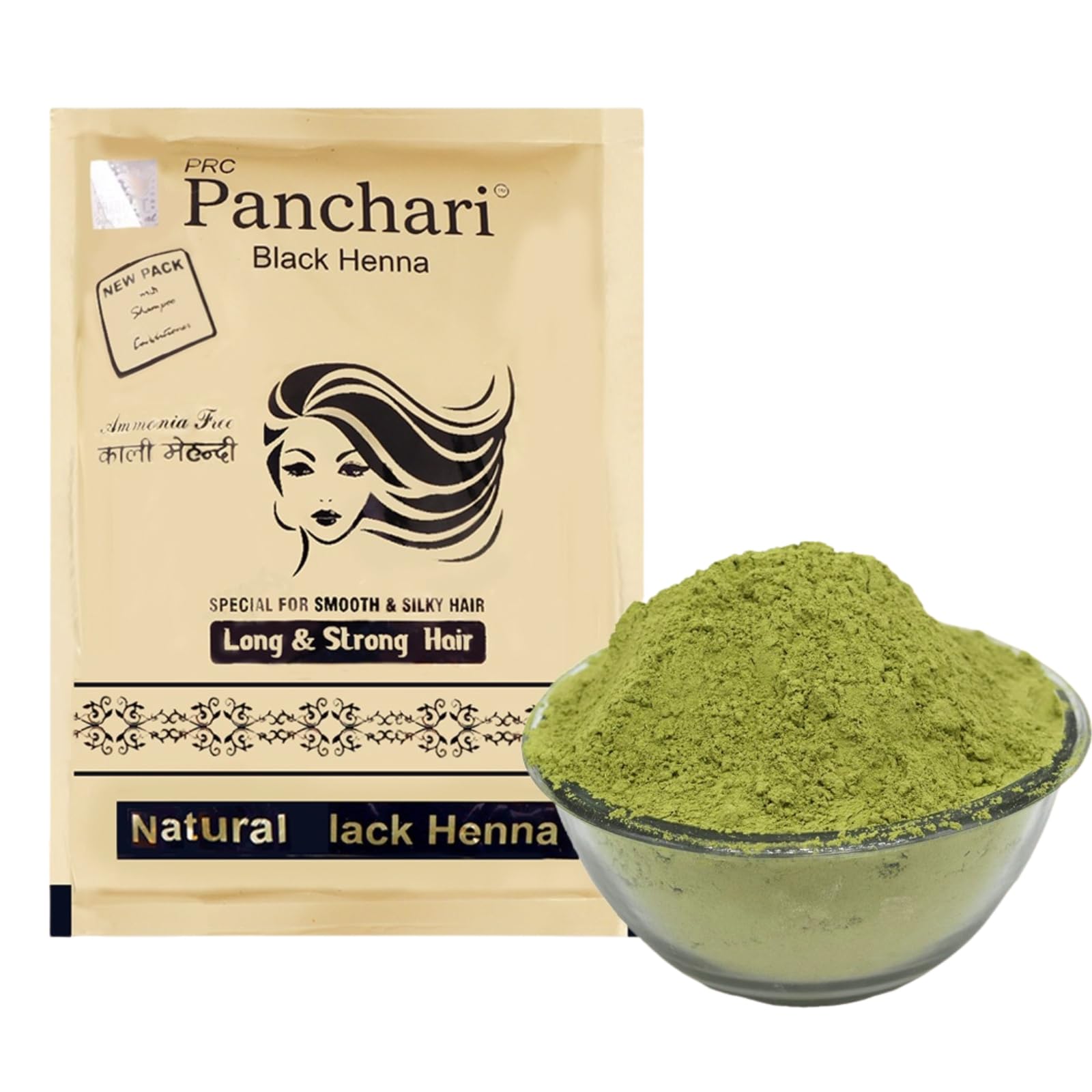 Panchari Mehndi Powder | Pure & Fresh Henna | For Soft, Shiny & Healthy Hair (PACK OF 7, 280gram) | For Hair Colouring & Conditioning-picture-11
