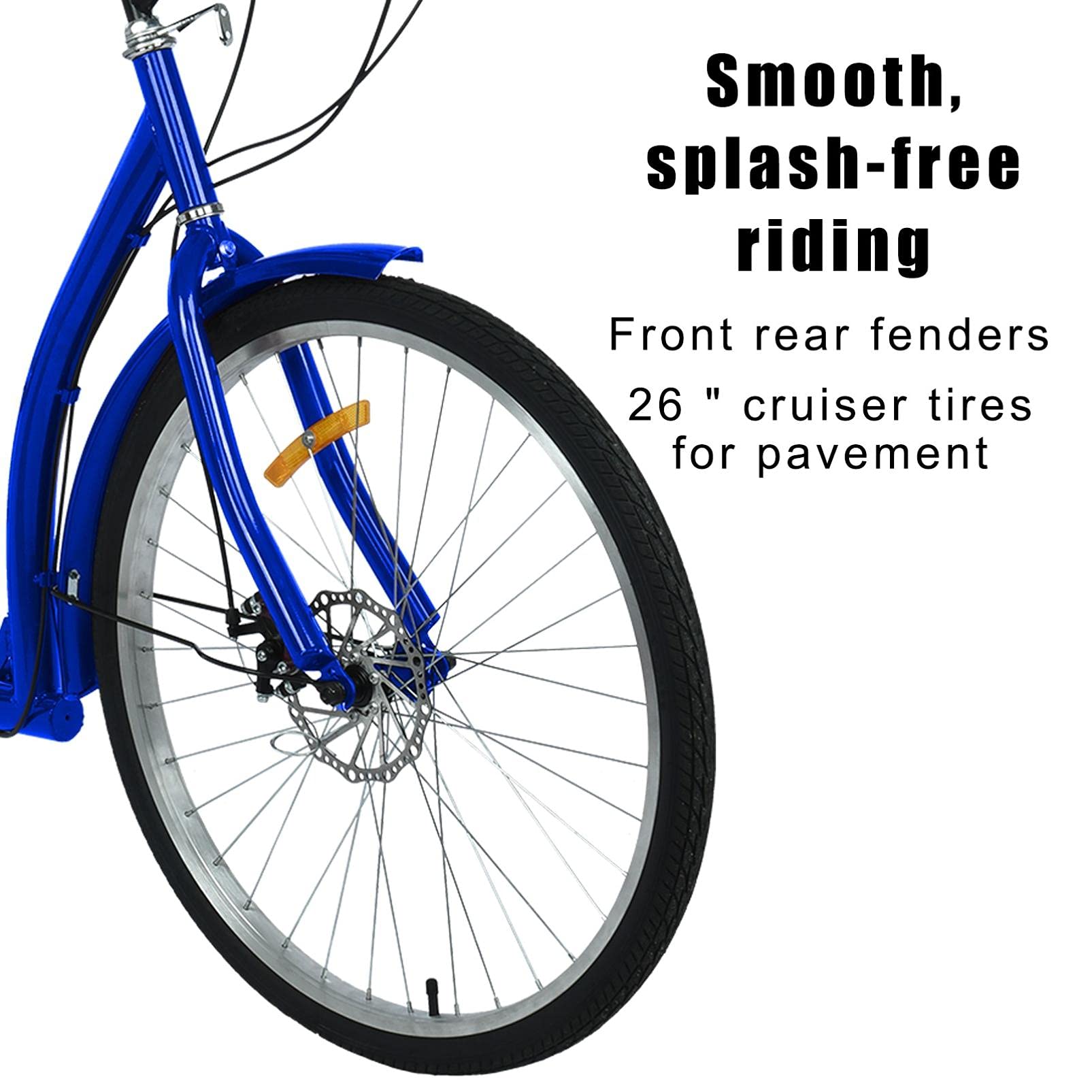 Amazon.co.jp: 大人用三輪自転車 大人用 トライク 26インチ 6速 低