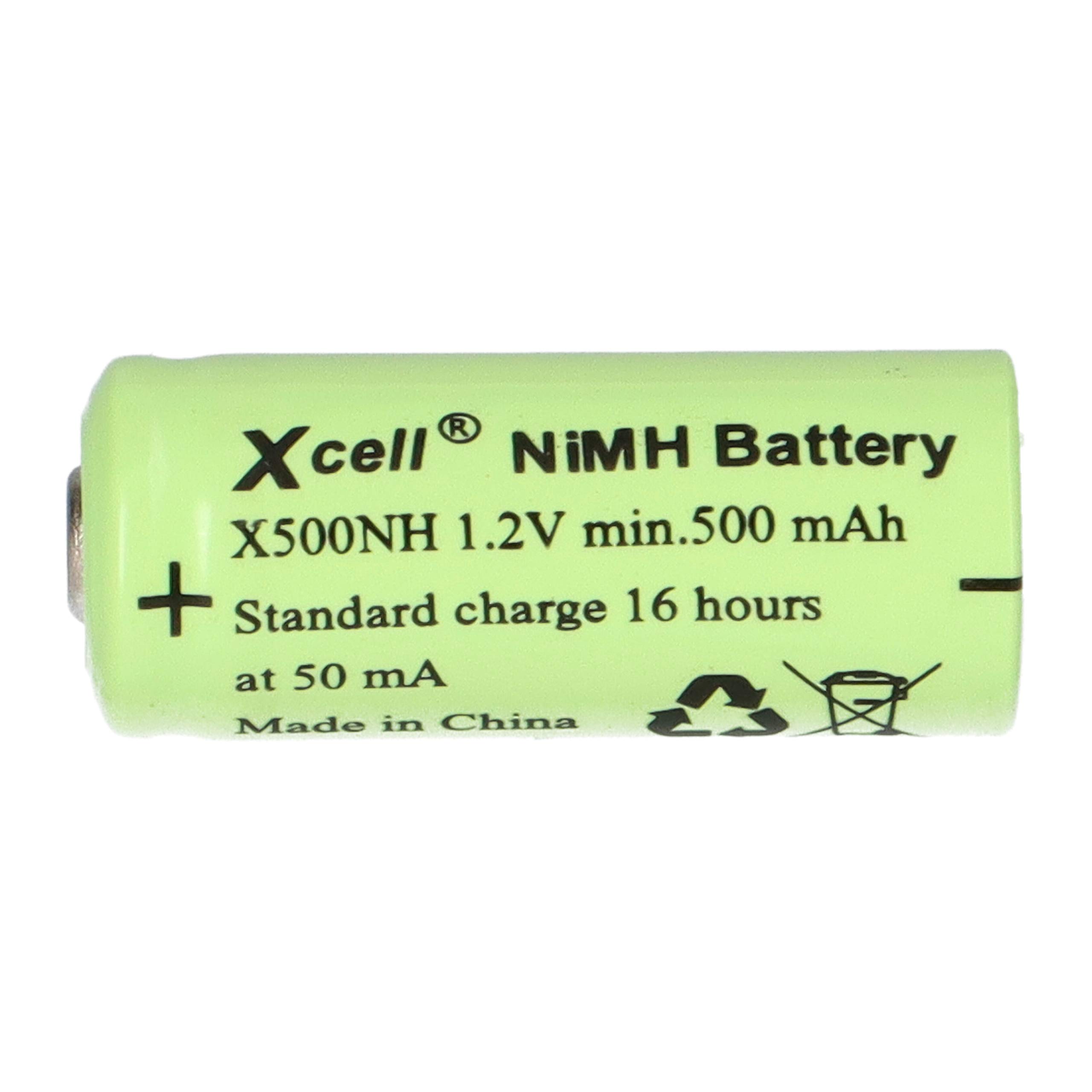 10er Sparset Akku Lady N X500NH ersetzt LR1, LR01, 4901, 4001, MX9100, 910A, E90 1,2V NI-MH 500mAh Akkuman Set