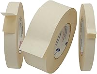 Vista 3 de Intertape 591/BEIG0536 591 Cinta de papel de doble cara con parte trasera plana: 1/2" x 36 yardas, beige