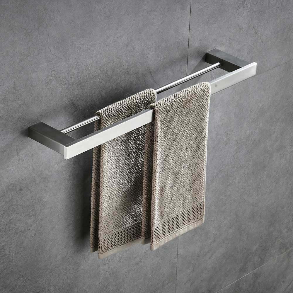 Soporte para papel y barra de toalla en acero inoxidable SUS 304 para su hogar
