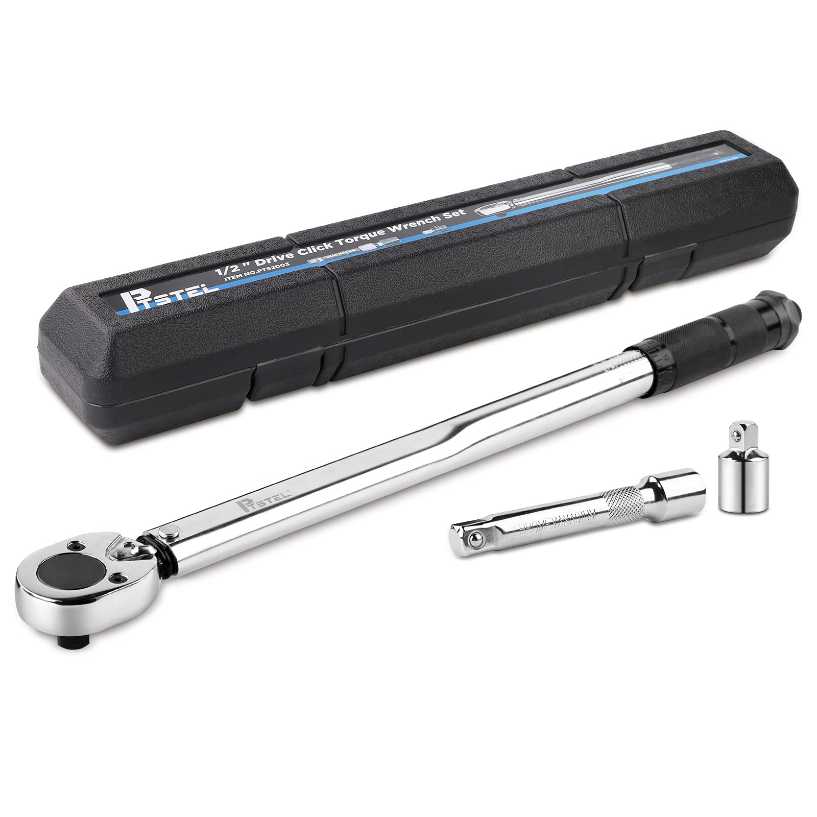 Buy PTSTEL 1/2 Inch Drive Click Torque Wrench (10150 ft.lb.) Dual
