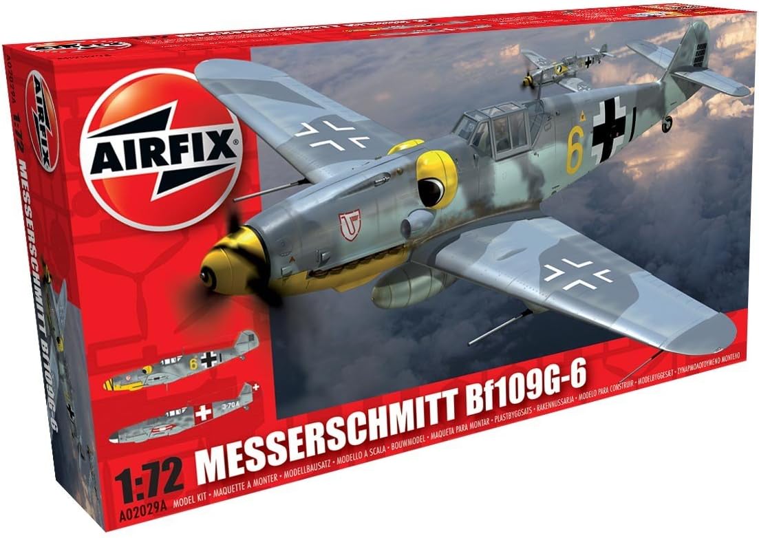 Airfix 1:72 Messerschmitt Bf109G-6 Kit ()