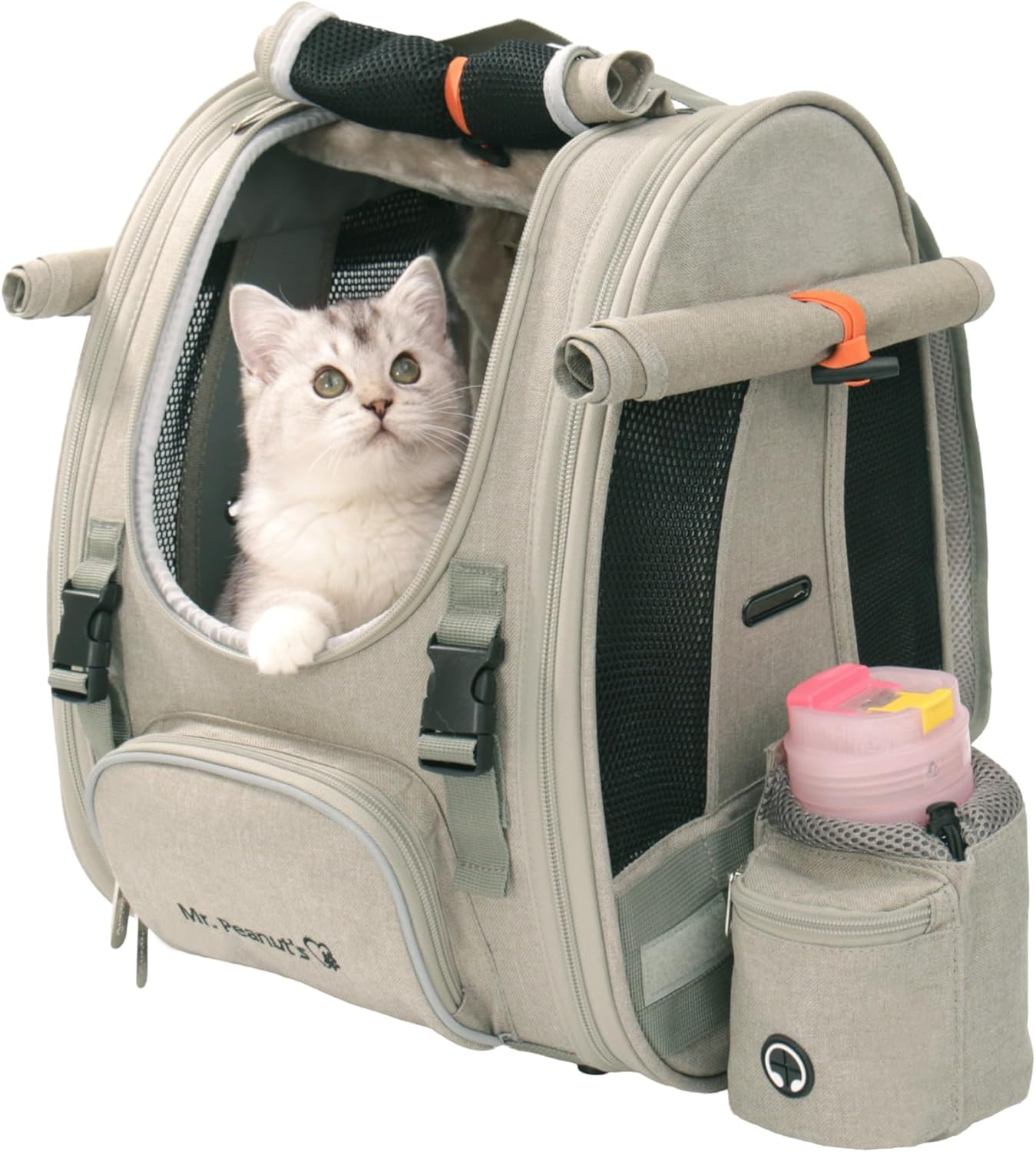 Mr. Peanut’s Northstar Sierra Adventure Pet Backpack – Airline Compliant Cat, Puppy & Bunny Carrier