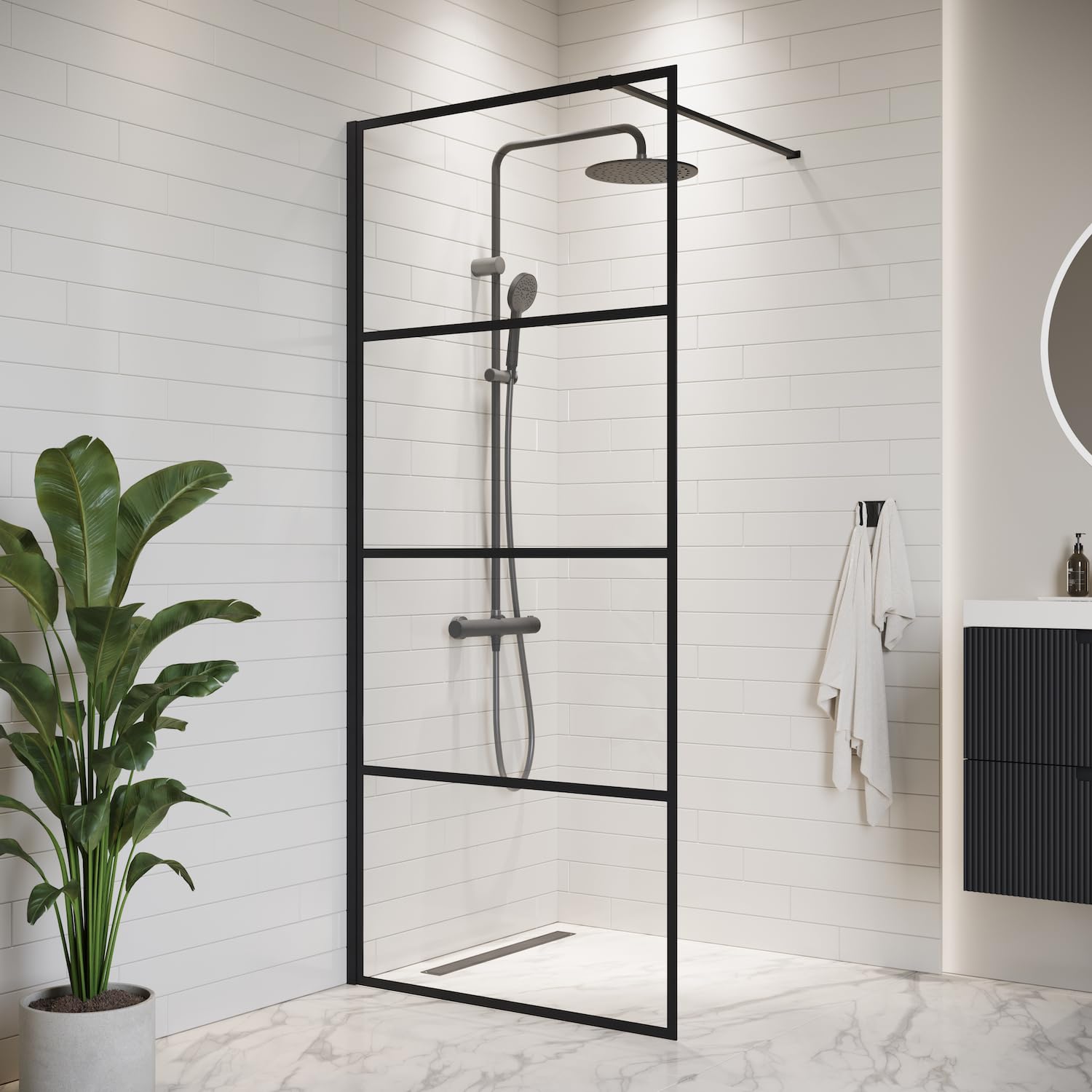 Panneau Douche Polystar 3 Mm - Motif Forêt - Personnalisable - Neuf Allemand