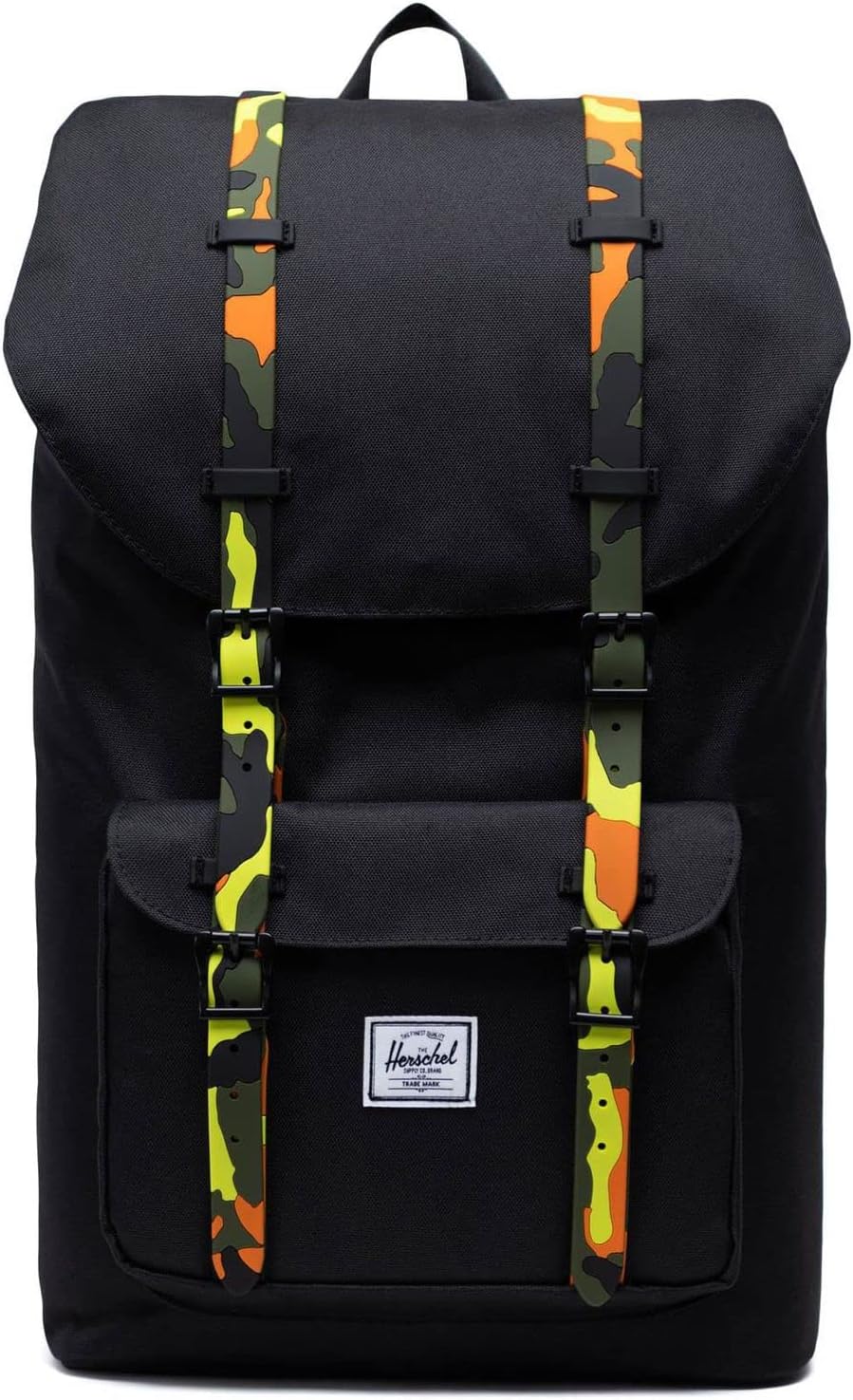 Herschel Supply Co. Little America Black/Neon Camo One Size Herschel Supply Co. Little America Black/Neon Camo One Size