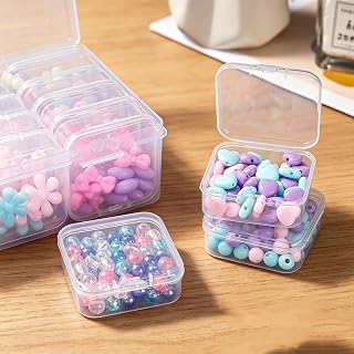 15 Grid Plastic Storage Box with Hinged Lid for Small Items Crafts Jewelry Hardware, Small Crafts & DIY Supplies (15 grid)