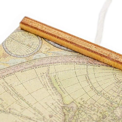 Miniatura 4 de Odoria Accesorios de decoración de casa de muñecas con mapa del mundo en miniatura 112