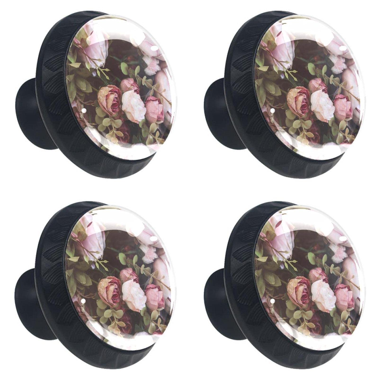 Boutons de placard en verre ronds pour une ouverture facile et un eclat durable