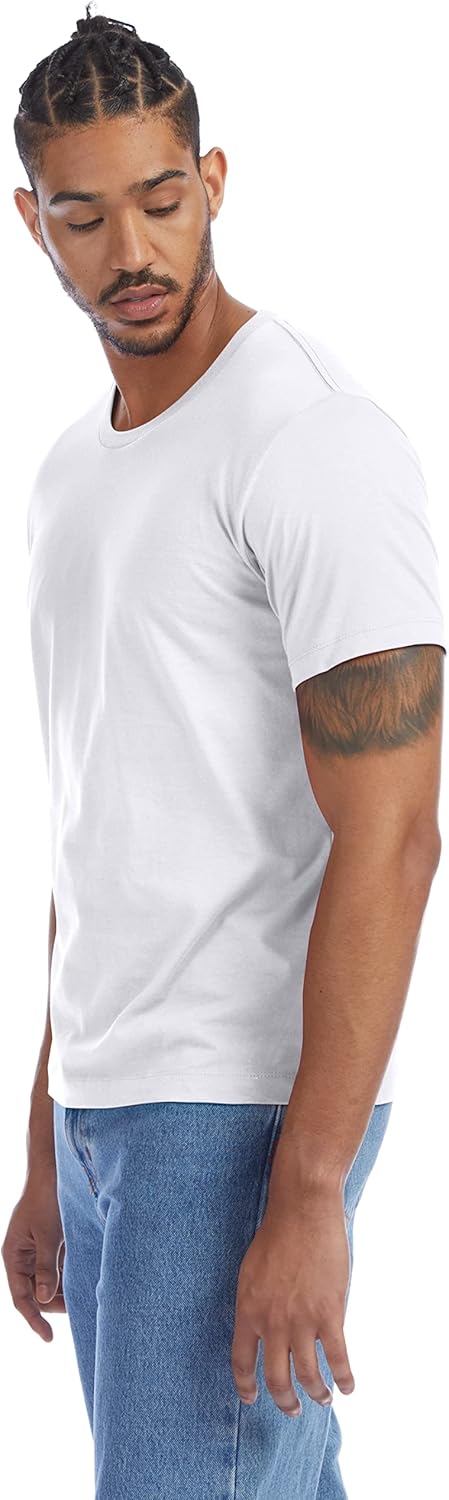 Alternative Men's Go-to Tee, White, X-Small - Image 4