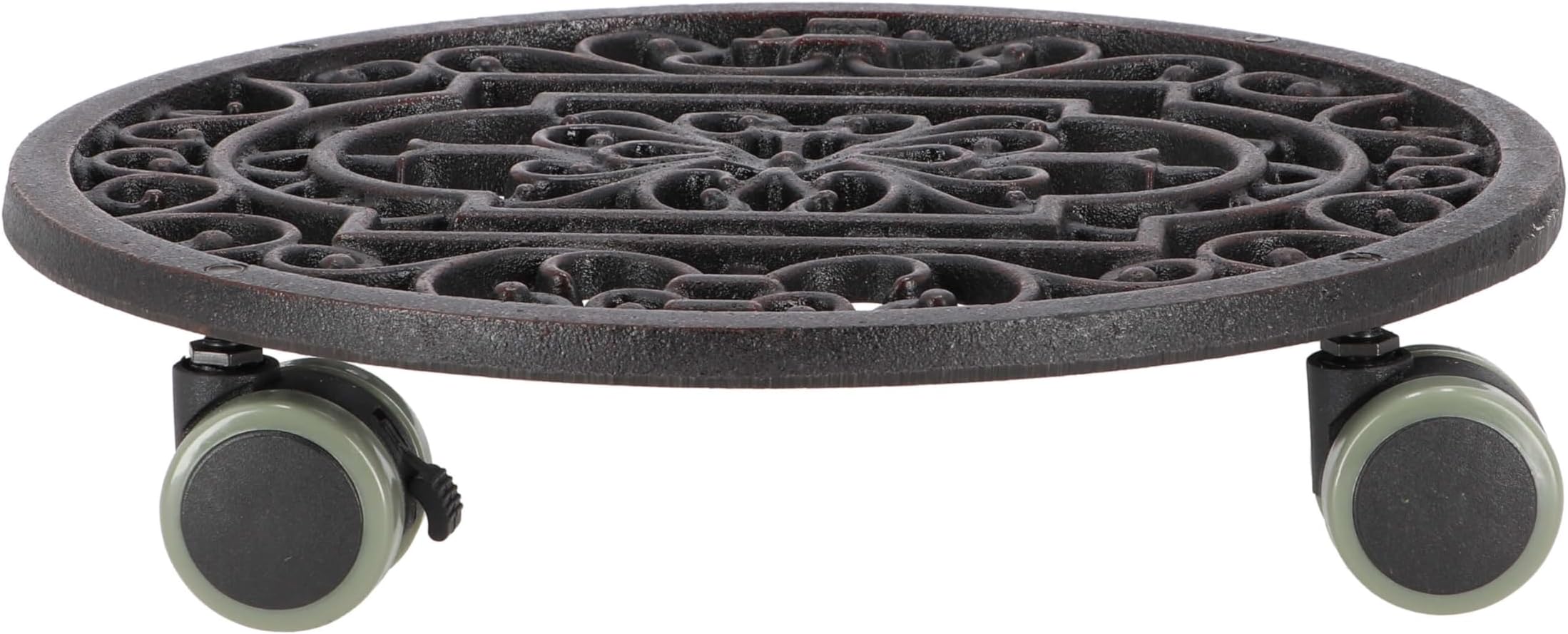 Plant Trolley - Cast Iron Round