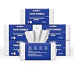 Ourmed Life Face Towels - Versatile Disposable Biodegradable Cloths for Sensitive Skin | Lint-Free Facial Towel for Cleansing, Skincare, Makeup Removal & Dry Wipes, 480 Count