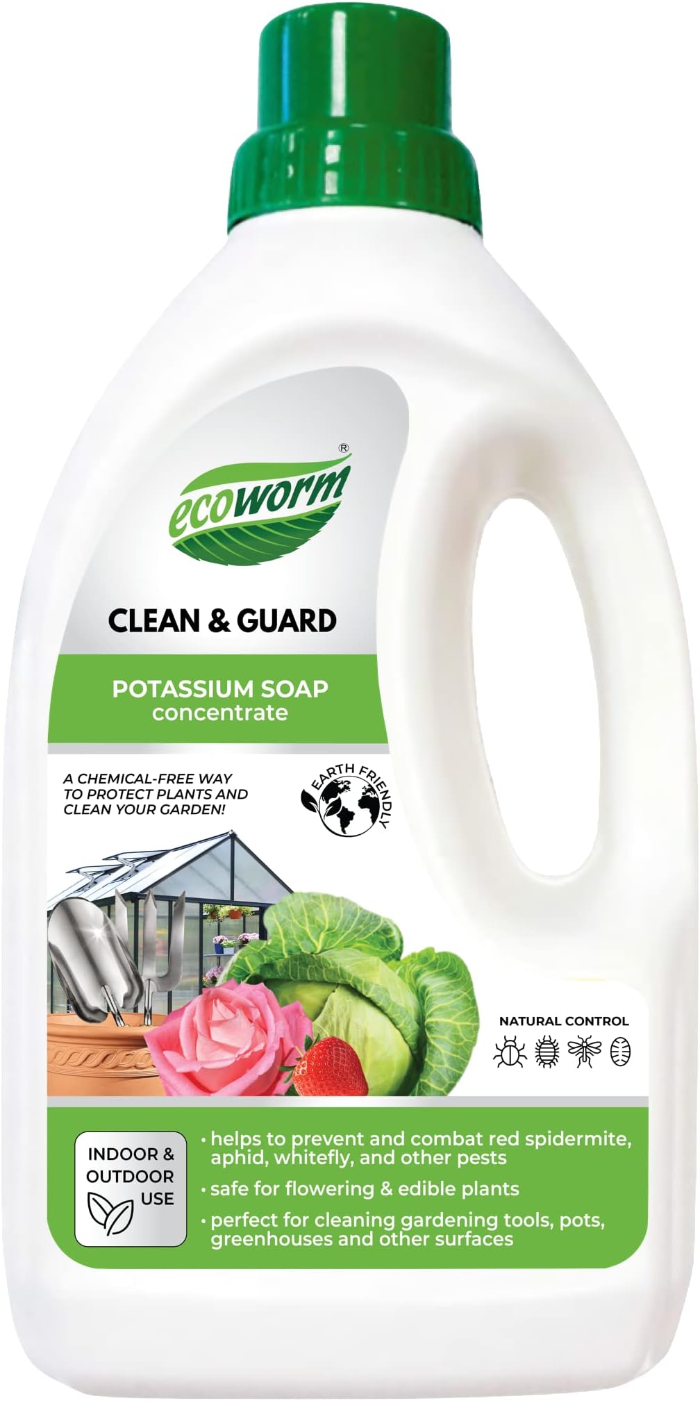 Horticultural Gentle Liquid Soap 250ml Biodegradable and derived from