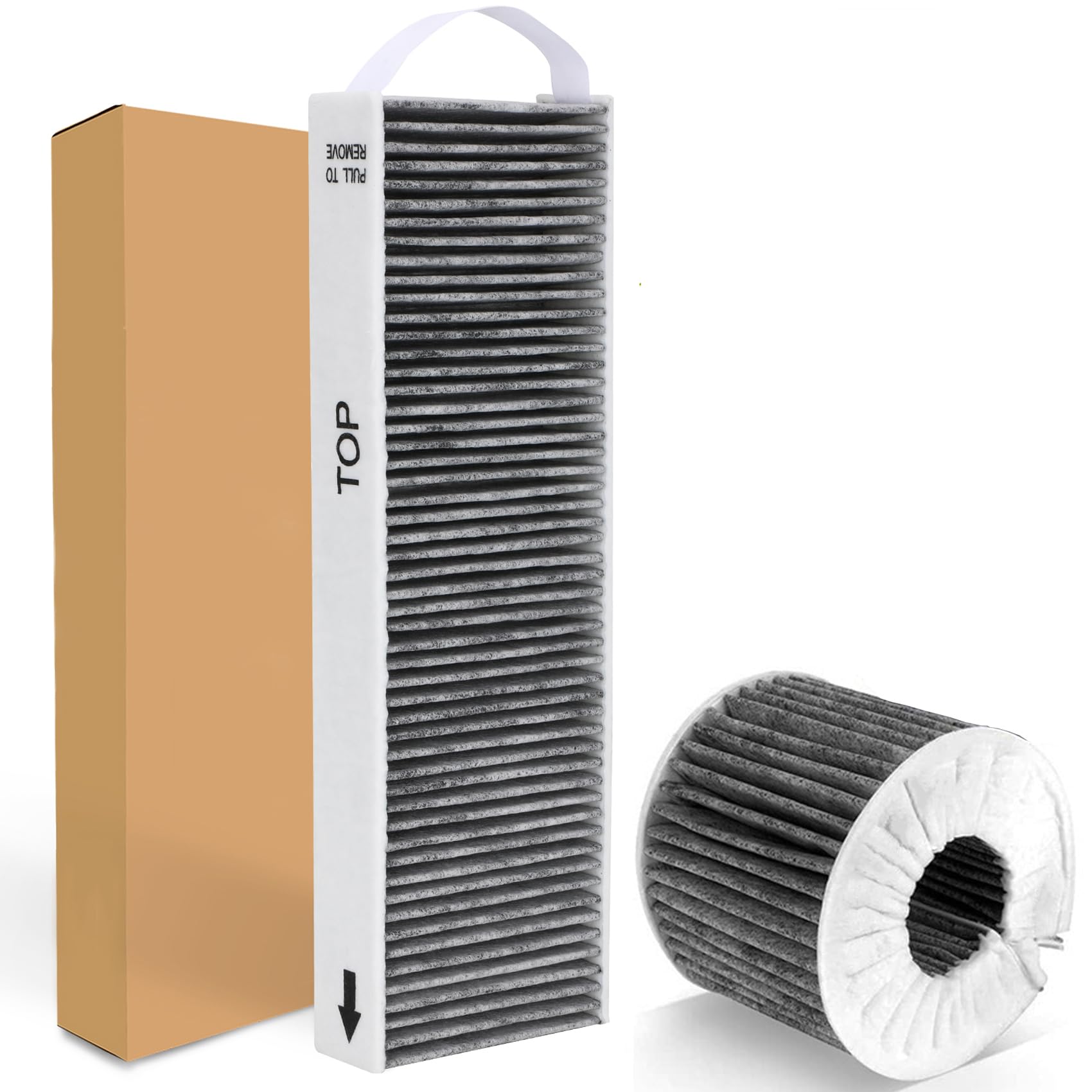 Tops Filtro A Carbone Attivo Per Cappa Bora Pure | Sostituto Per PUAKF | Alta Qualità, 480g/m² Di Carbone | Fatto In Germania
